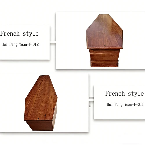 French Style Wooden Coffin Accept OEM ODM factory